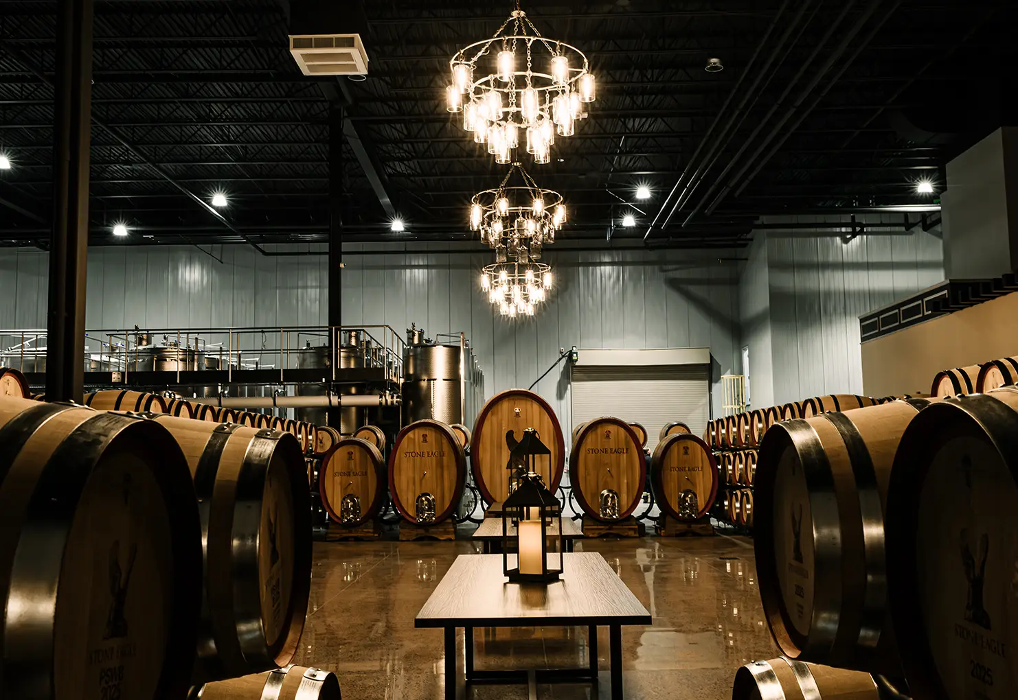 Stone Eagle Winery - The Grand Cellar.