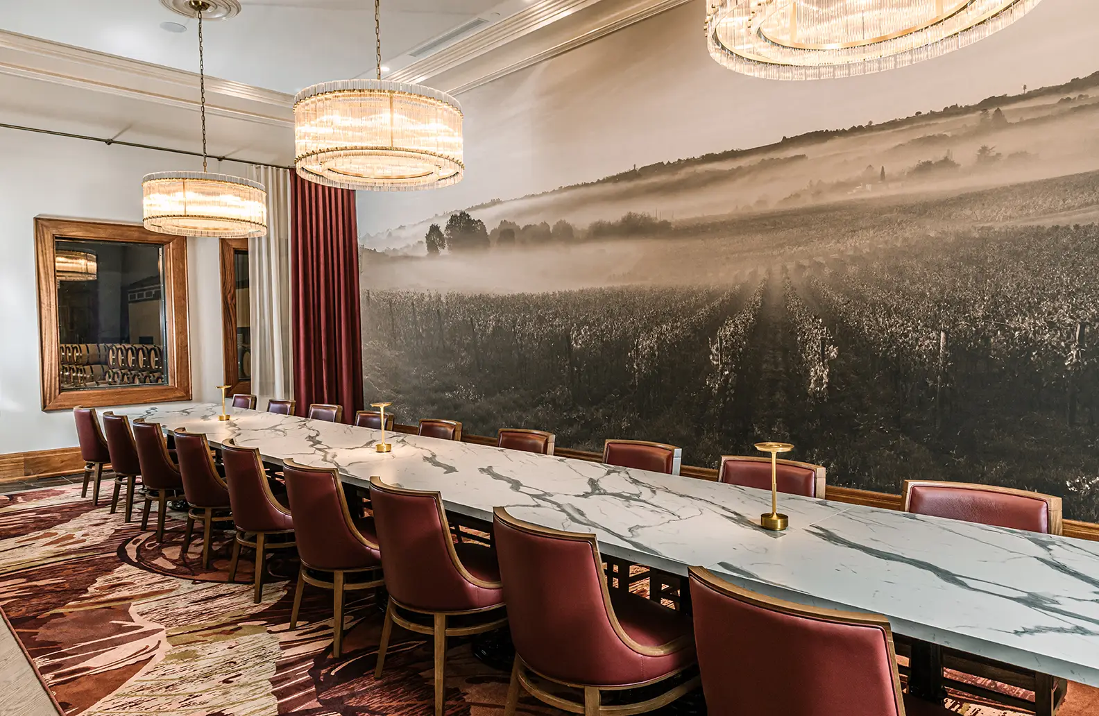 The Aquila Room for Corporate events at Stone Eagle Winery.